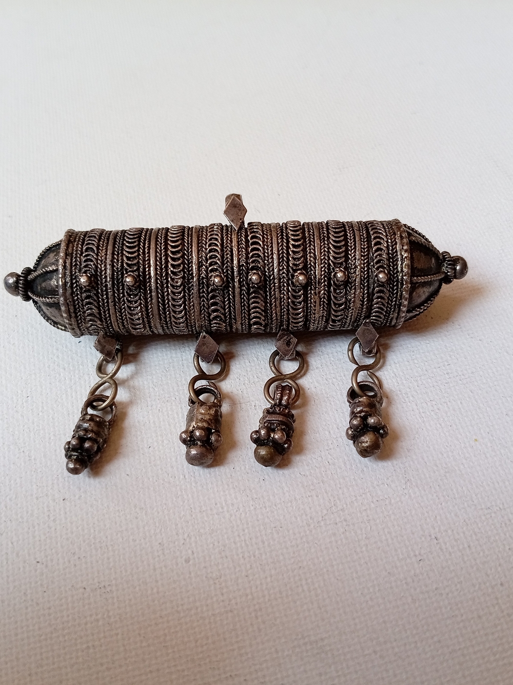 Antique Sterling Silver Amulet